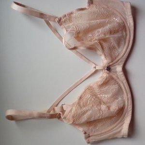 Peach Lace Boux Avenue Bra Like New
